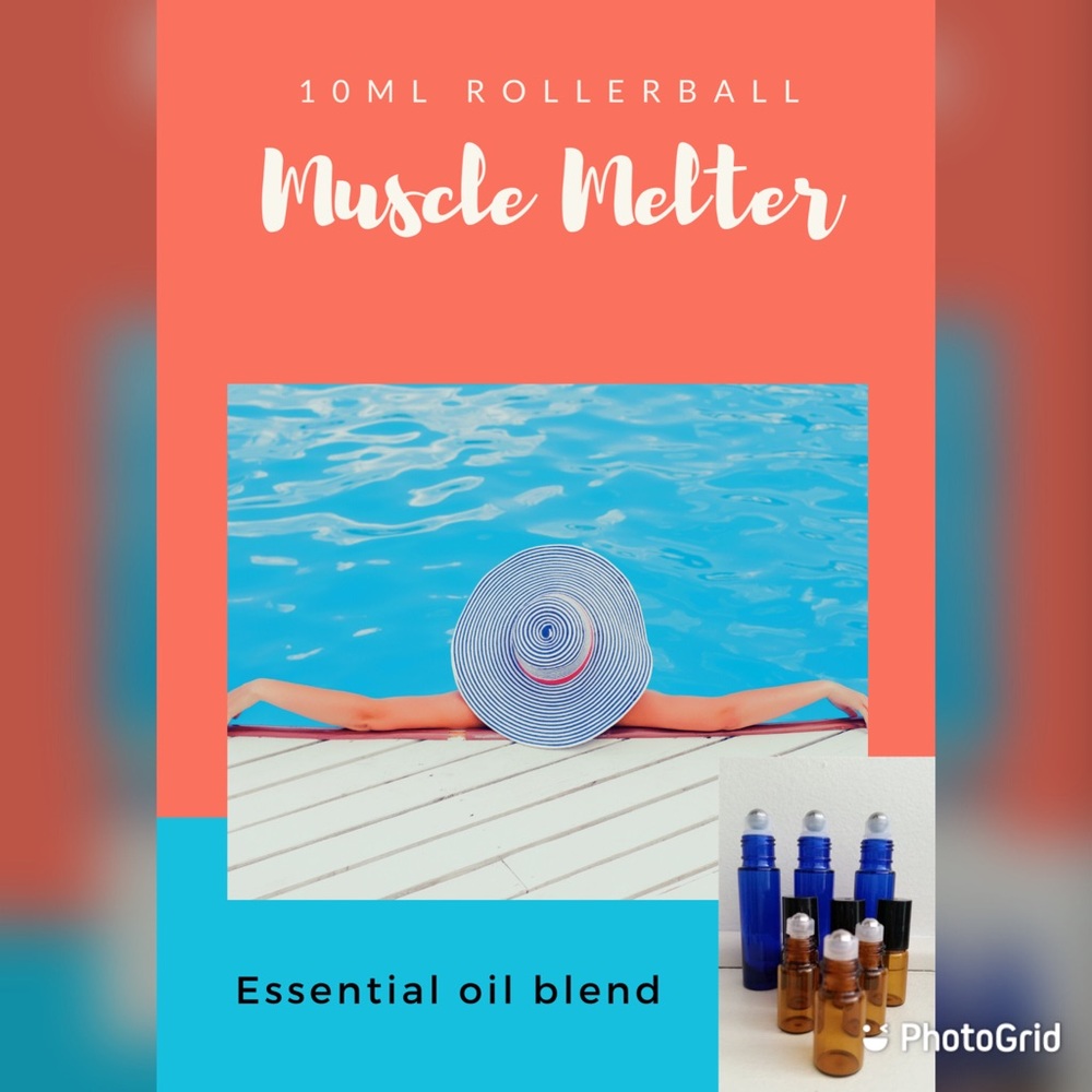 MUSCLE MELTER 10 mL essential oil blend rollerball